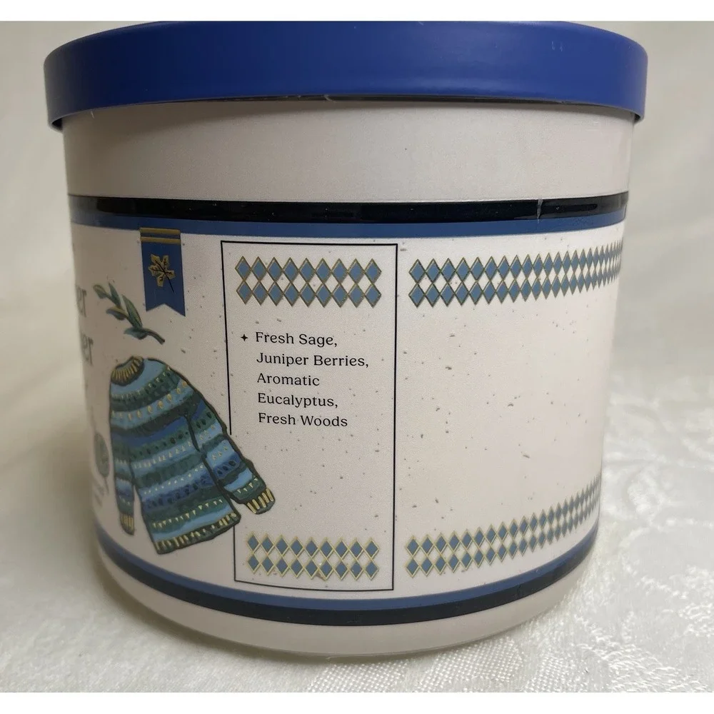 Bath & Body Works SWEATER WEATHER Scented 3 Wick Candle 25-45 Hours - Picture 2 of 5